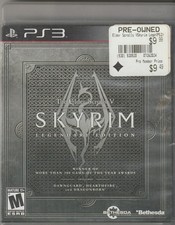 PS3 The Elder Scrolls V: Skyrim Legendary Edition CIB w/ Map Manual Tested