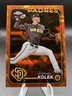 2024 Chrome Update Sapphire Stephen Kolek Orange /25 Rookie Padres #USCS259