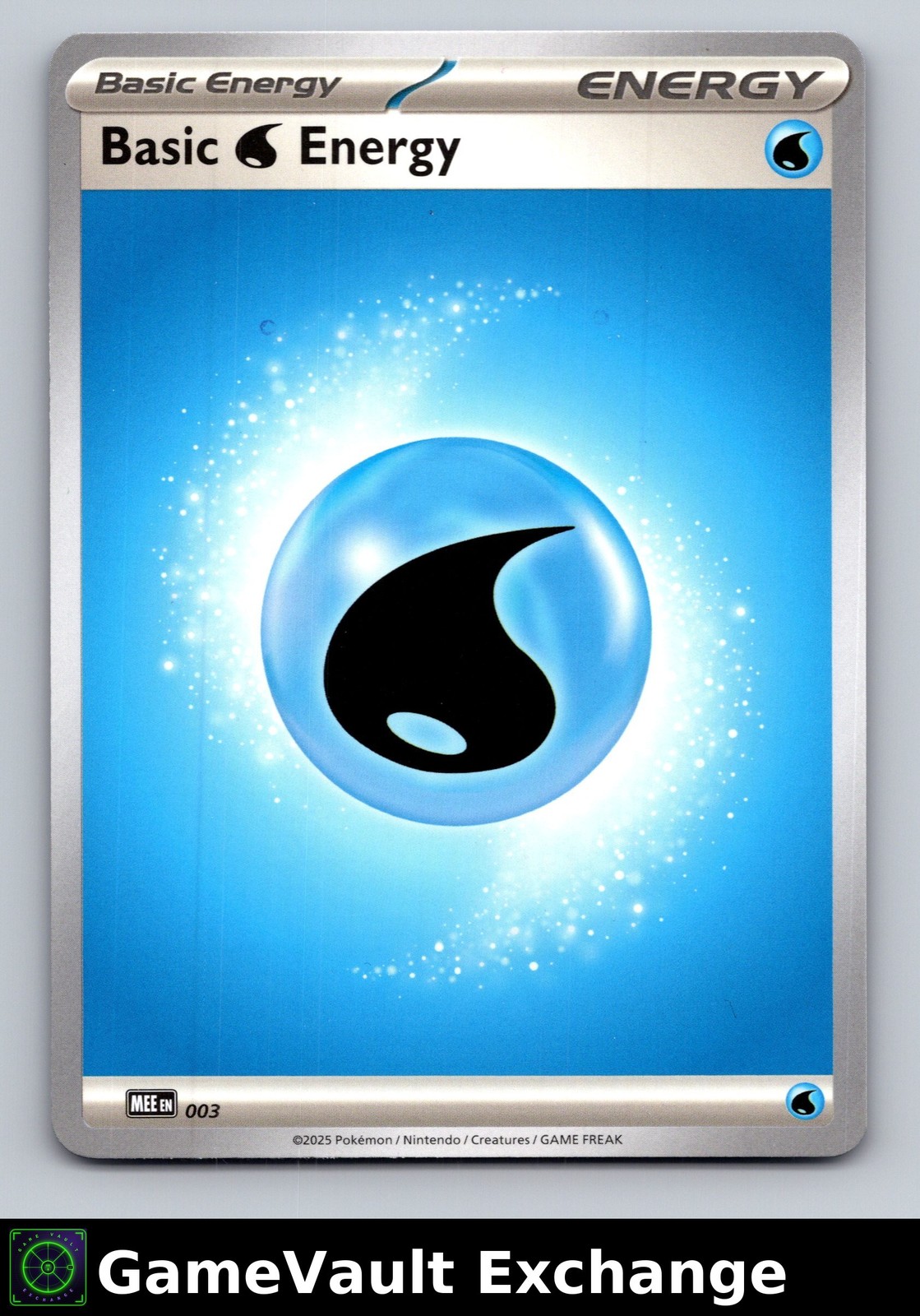 Pokémon TCG Basic Water Energy 003