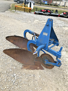 Used Ford Plow 2-14" with coulters ---3 Pt. FREE 1000 MILE DELIVERY FROM KY
