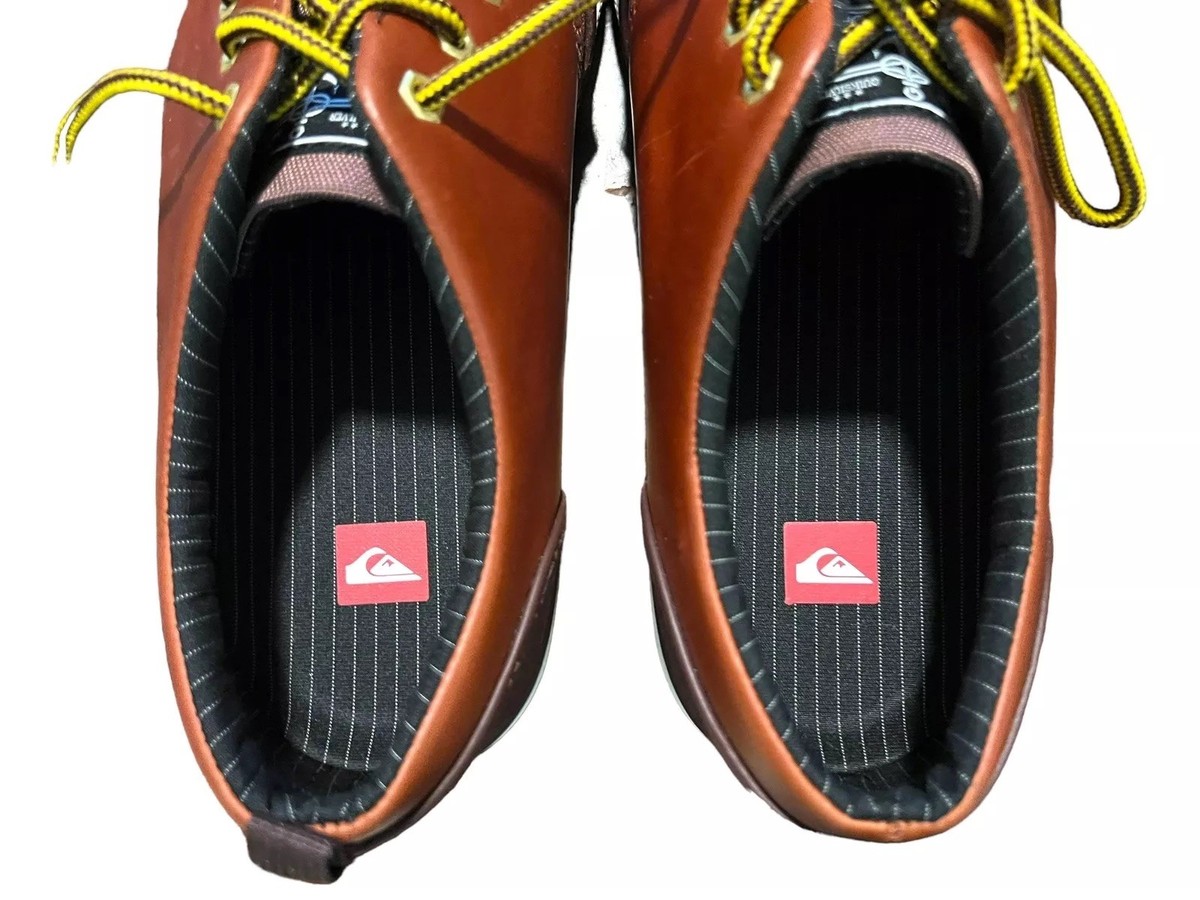 NEW Size 12 Quicksilver Reese Forbes Maroon Brown Men display picture 2