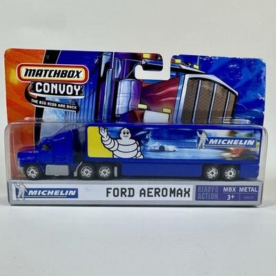 MATCHBOX Convoy Ford Aeromax Semi Truck Michelin Trailer Diecast Big Rig