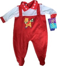 Disney Winnie The Pooh 1PC Playsuit / Sleeper Small 0-11 Lbs Back Snap Close NWT