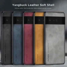 For Google Pixel 8/7A  pro  Luxury Matte Leather Case Soft TPU Phone Cover