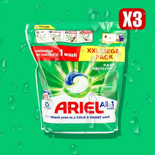 Ariel - All-In-1-Pod Original XXL Pack /bis zu 153 Waschladungen - NEU & OVP - Bild 2 von 5