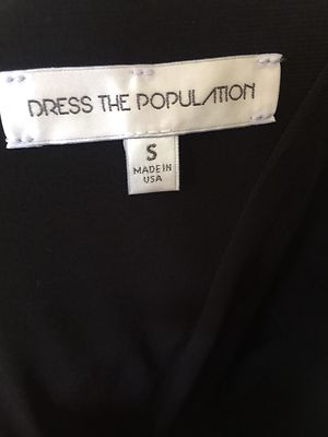 strapless open back dress Maya Dress – Dress the Population main image 0