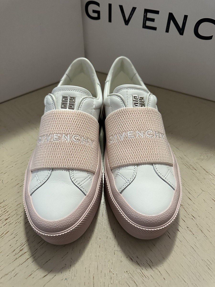 NIB $675 Givenchy Women City Sport Sneakers Shoes Pink/White