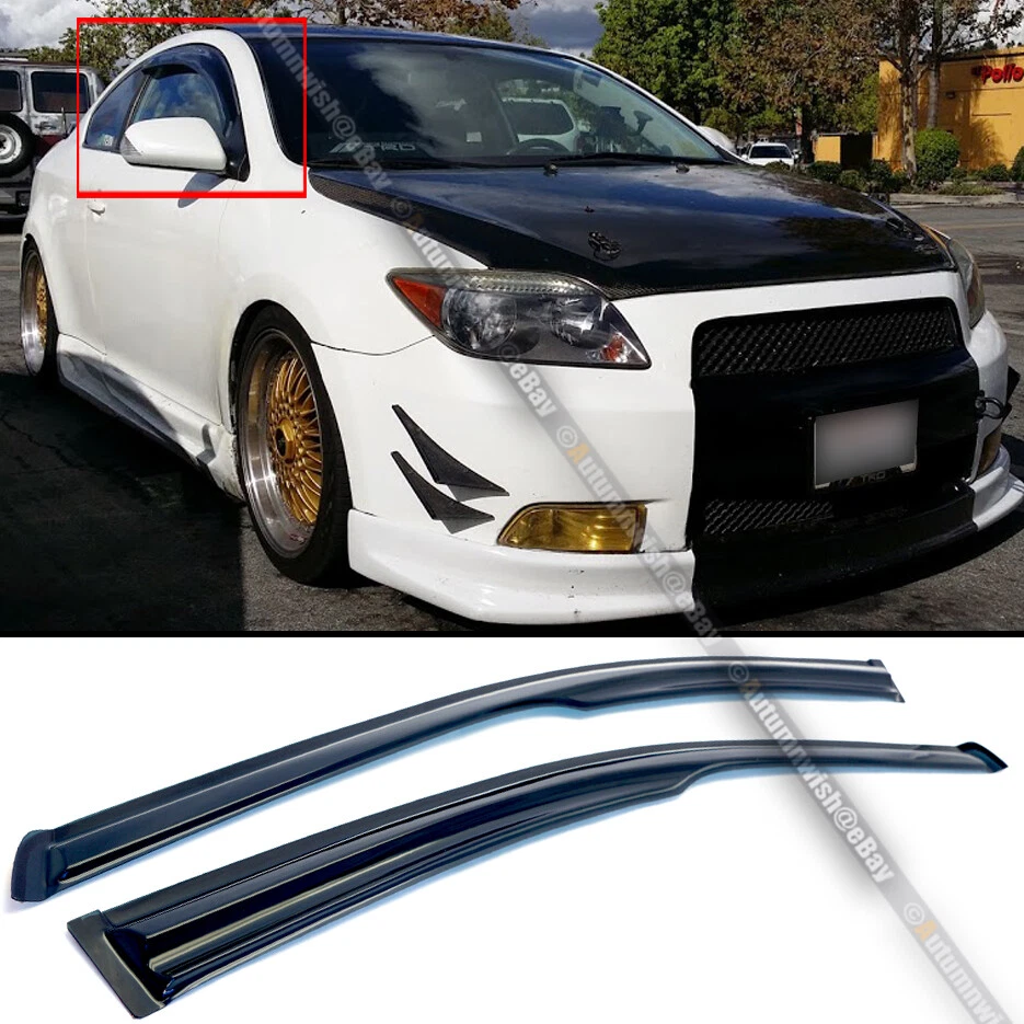 Side Mirror Cover Cap 1 Pair Tape-On Add-On Horn Style Mirror