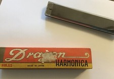 Vintage Dragon Harmonica 21 Holes Japan Excellent