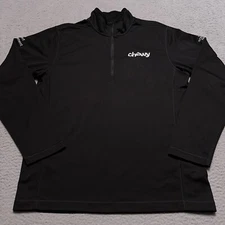 The North Face Tech 1/4 Zip Fleece Men's Medium Black Embroidered Stretch