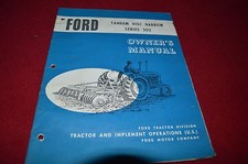 Ford Tractor 202 Tandem Disc Harrow Operator's Manual CHPA 