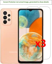 3x Samsung Galaxy A23 4G/5G Screen Protector w/ cloth
