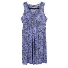 Athleta Paisley Dress Womens S Purple Boho Feminine Active Casual Beach Hippie