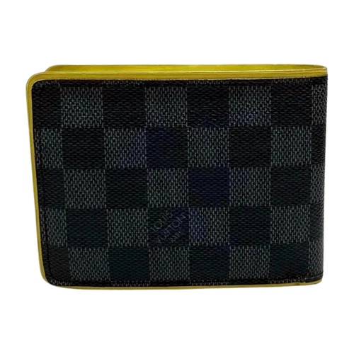 LOUIS VUITTON Bifold Wallet Portefeuille Multiple Damier Graphite N63258 Used - Picture 2 of 8