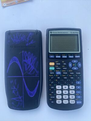 Texas Instruments TI-83 Plus Graphing Calculator - Slip Cover Included - Read!