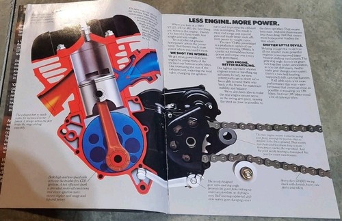Vtg 1981 Yamaha Y465 Motorcycle Sales Brochure Dealership Literature Original - Picture 4 of 10