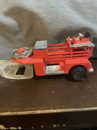 Camión de bomberos Ideal coche de fricción de colección Mighty Mo 1976 (solo remolque) - Imagen 1 de 3