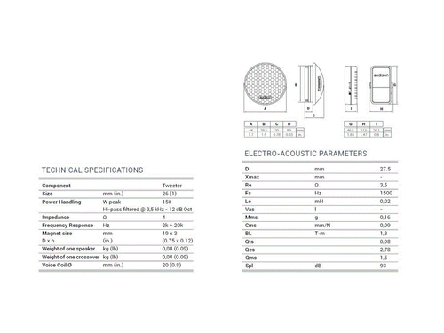 Audison Prima APK 130 13-cm 2-Wege Komponentensystem - Bild 2 von 3