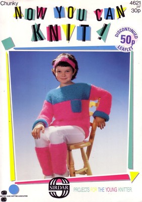 SIRDAR 4621 KINDER PULLOVER, STULPEN & STIRNBAND (STRICKMUSTER)