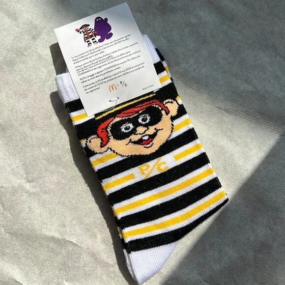 McDonald’s socks x P/C PC Limited edition CANADA McHappy Day2023