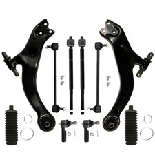 10X Front Lower Control Arm Suspension Tie Rod Sway Bar For 98-03 Toyota Sienna