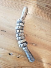 Vintage Curved Wooden Massage Roller for Waist, Thigh, Arms, Shoulders, Etc