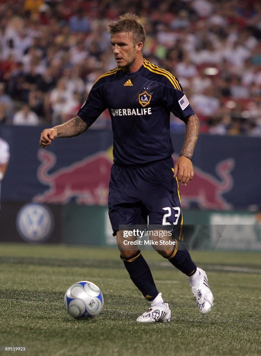 【Adidas】 LA.Galaxy 23 Beckham GameShirt 2007-08 LA Galaxy adidas Away Shirt Beckham #23 S.Boys