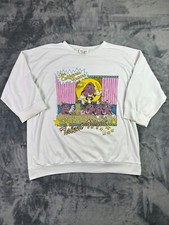 Vintage 1987 The California Raisins 3/4 Sleeve Sweatshirt Talent Night BJ Frog L