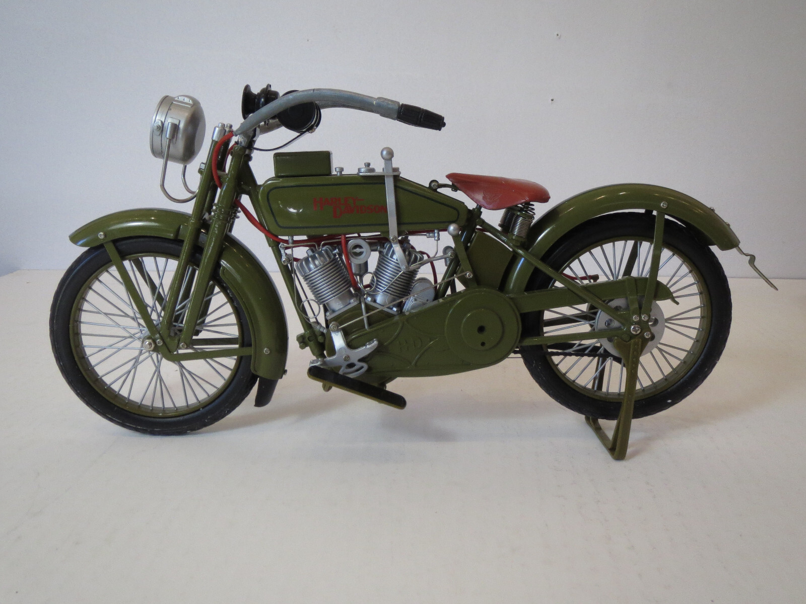 Harley Davidson 1917 Military Drab 1:6 Scale Motorcycle Model | eBay