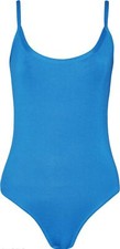 WOMENS LADIES STRETCH STRAPPY SLEEVELESS CAMISOLE VEST BODYSUIT LEOTARD UK 8-26