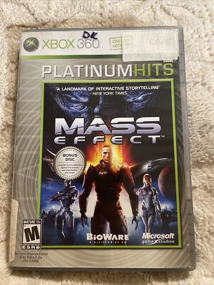 Mass Effect 1 PH (Platinum Hits)  (Xbox 360, 2009) Complete 