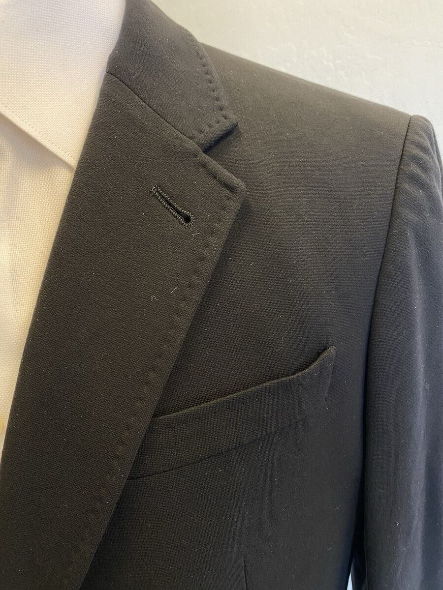 GIORGIO ARMANI LE COLLEZIONI Viscose Black Doeskin Sport GIORGIO ARMANI LE COLLEZIONI Viscose Black Doeskin Sport