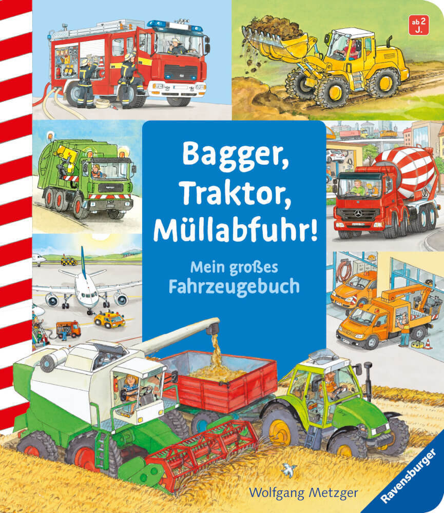 Thumbnail - Ravensburger 43407 Bagger, Traktor, Müllabfuhr