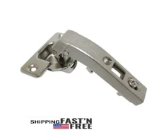 90 ° Angle Concealed Hinge Cabinet Hardware 1 Pair Bi fold Door w Mounting Plate