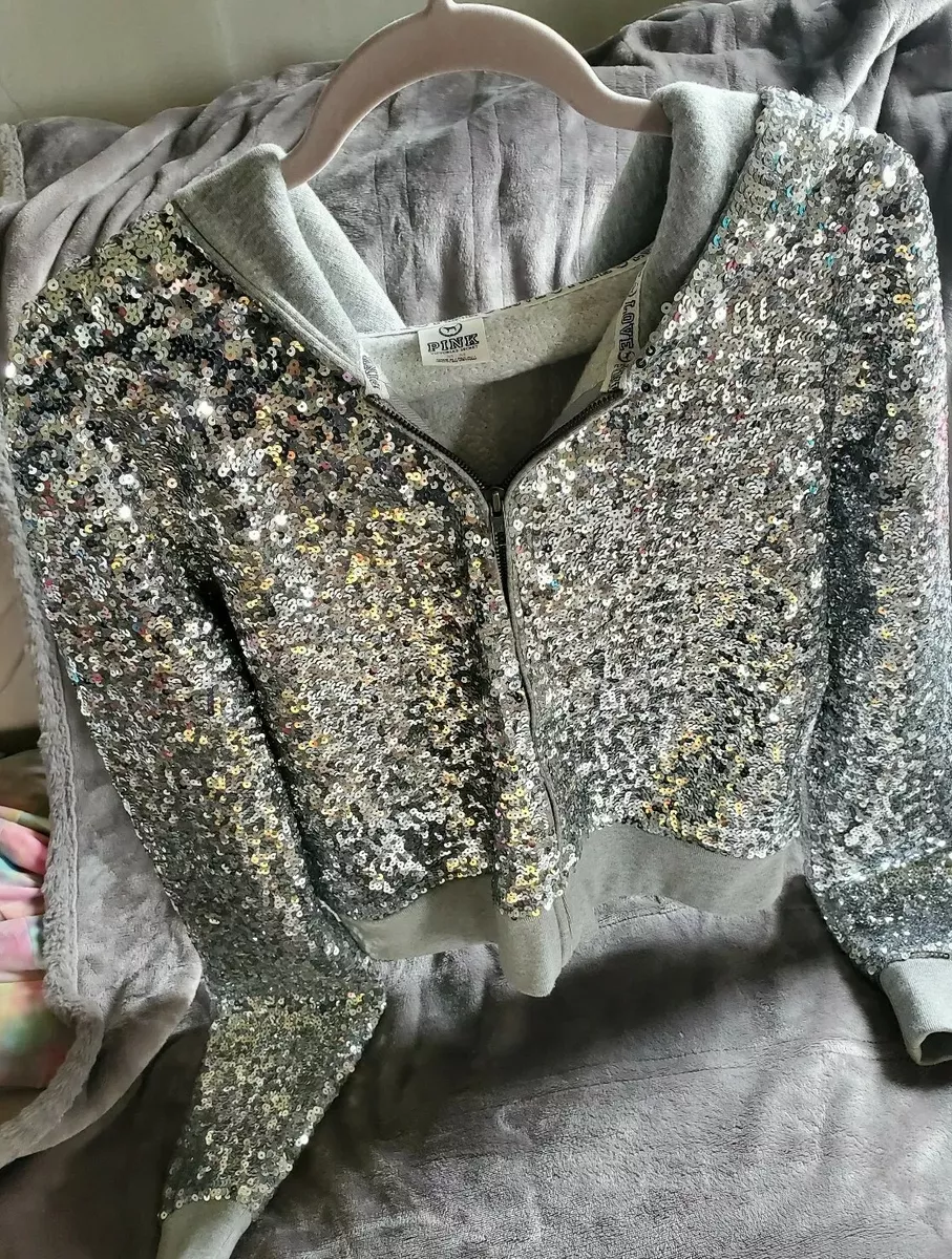 Sequin sweatshirt sale