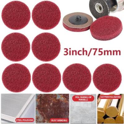 3'' 75mm Nylon Roll Lock Quick Change Sanding Discs for R-type Surface Polishing