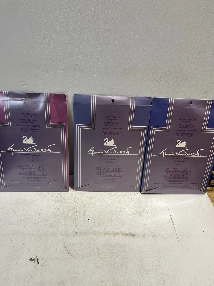 - Lote De 3 Panty Vintage Gloria Vanderbilt Talla B, Blanco Y Off White Foto 4 de 4