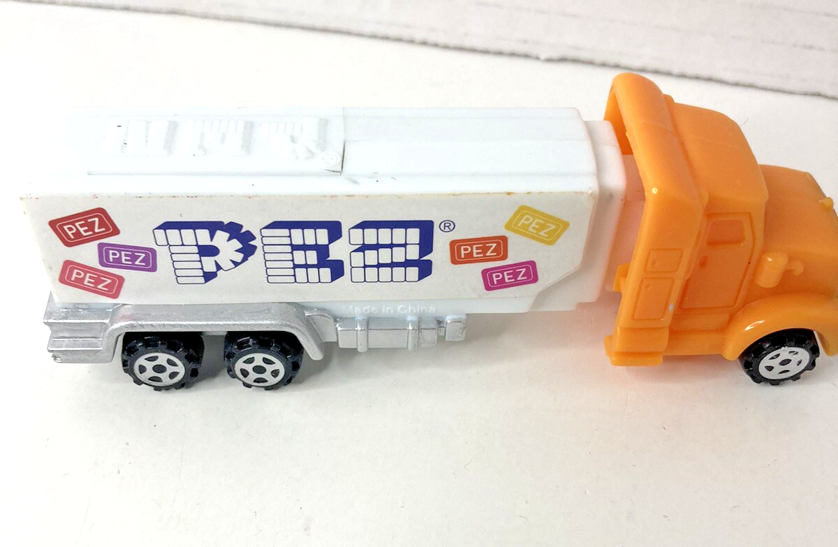 Pezamania Orange Truck Pez Dispenser White Cab 2004 Collectible 2115230