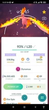 Pokémon G0 -- Shiny  moltres Dynamax --  Tra de 1 mill dust