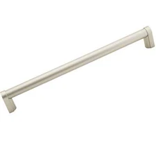 ALNO Alta Moda 18 in. C/C Modern Smooth Round Appliance Pull Handle Matte Nickel
