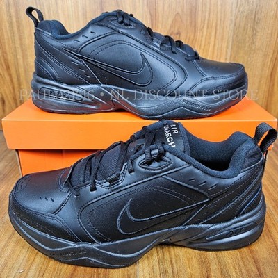 NIKE Men's Air Monarch IV Casual Lace-up Shoes ~ Black ~ Size US 11.5