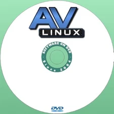 Latest AV Linux Audio & Video Enhanced Editing OS Operating System for PC on DVD