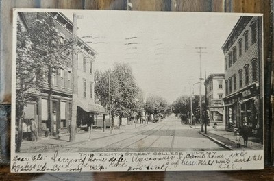 BEAUTIFUL 1907 13 St College Point Queens NYC New York City Albertype Post Card