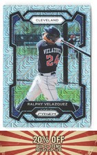 2024 Panini Prizm #202 SN #/25 Ralphy Velazquez Mojo Prizms Cleveland Guardians