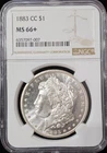 1883-CC Morgan Dollar MS-66+ NGC COLLECTION VIDEO