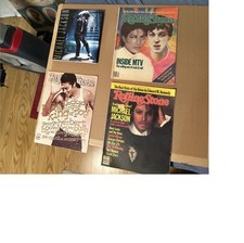 1983 1984 1992 Michael Jackson  ROLLING STONE MAGAZINE BOOKS