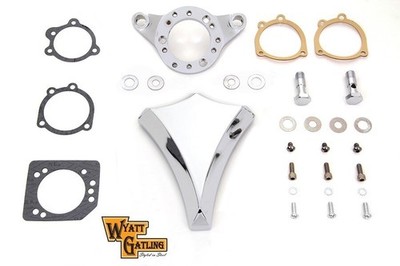V-Twin 34-1849 Chrome Wyatt Gatling Air Cleaner Assembly