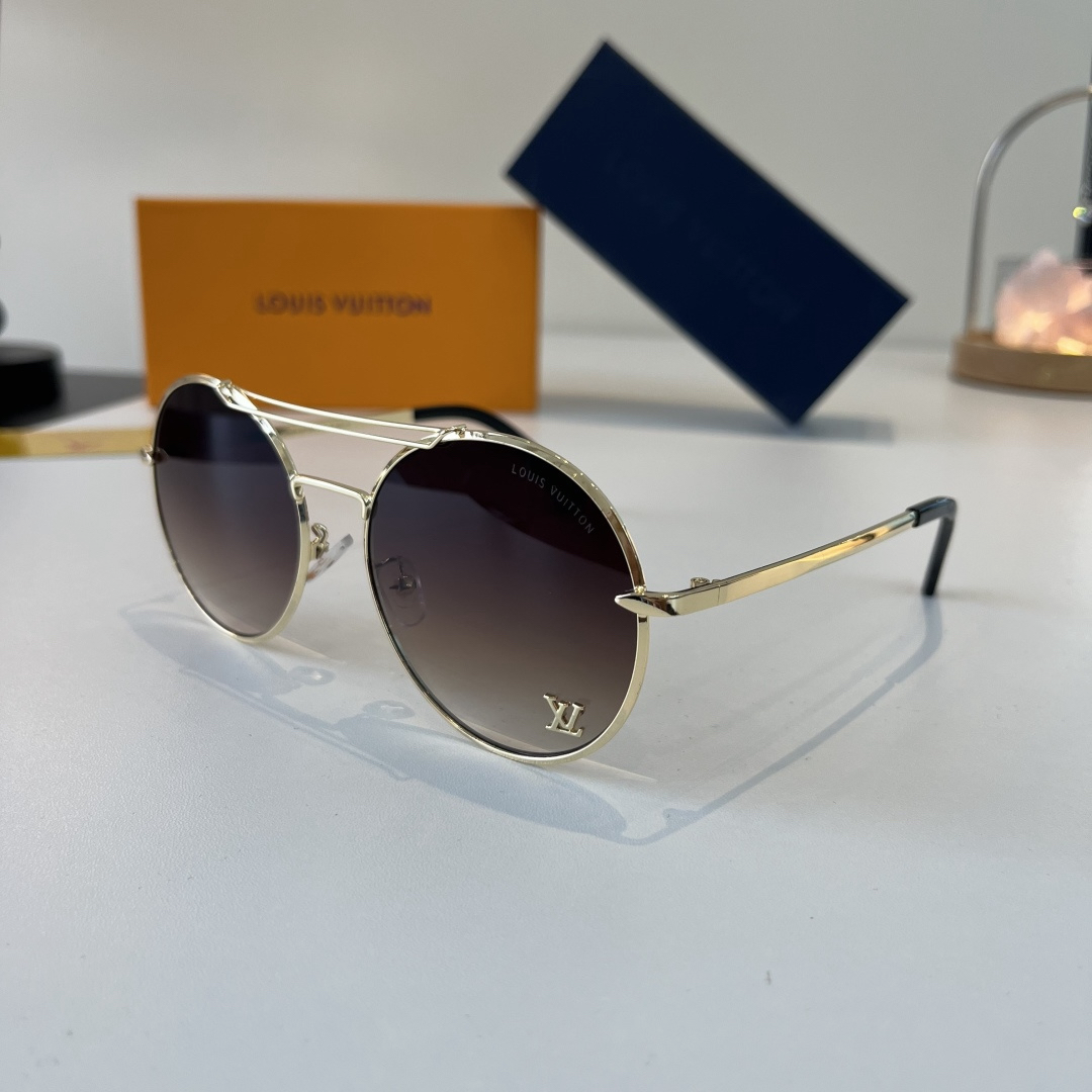 Louis Vuitton #17473 Gradient Brown Lens Bifocal Sunglasses 58 17