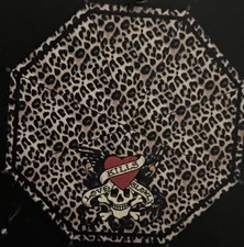Ed Hardy Umbrella Leopard Print Love Kills Slowly Auto Open  Close NWT
