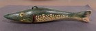 DULUTH/DFD FISH DECOY, DAVID PERKINS, PIKE, GLASS EYES, 7.25" — photo 7